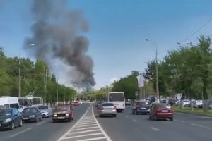 Énorme explosion dans une station service (Russie)