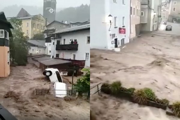 Terribles inondations en Autriche