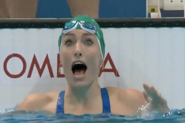 La nageuse sud-africaine Tatjana  Schoenmaker remporte l'or et découvre qu'elle a battu le record du monde