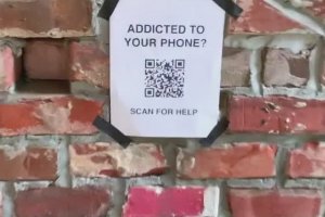 Scannez ce QR code si vous êtes accro à votre téléphone