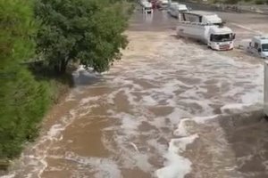 L’A9 se transforme en rivière (Nîmes)