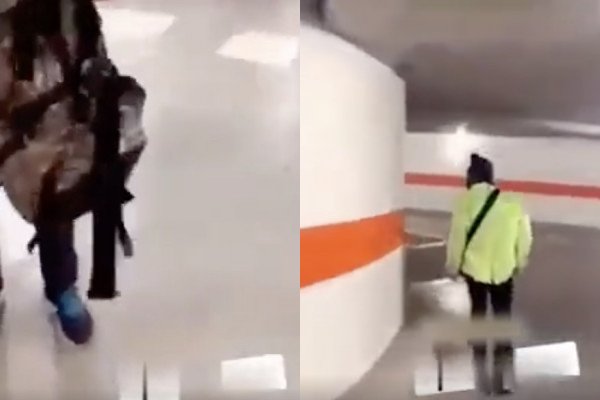Un homme vole un sac à dos dans un parking (Paris)