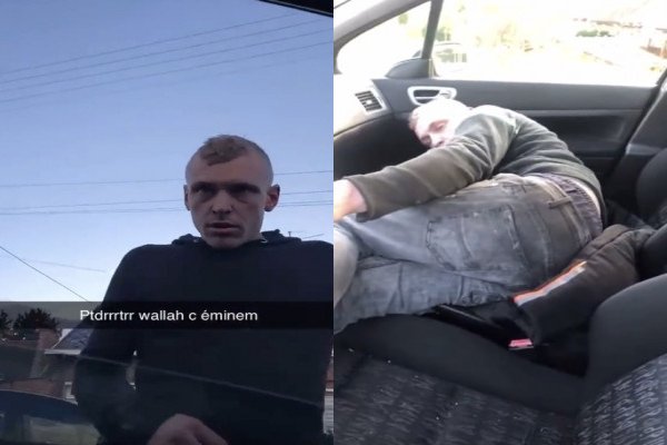 Il filme un automobiliste drogué et l'incite à reprendre sa voiture malgré son accident (France)