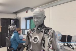 L'impressionnant robot humanoïde Ameca