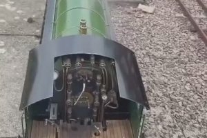 Train à charbon miniature