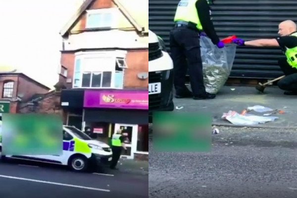 Devant les policiers, un dealer balance sa came par la fenĂŞtre (Angleterre)