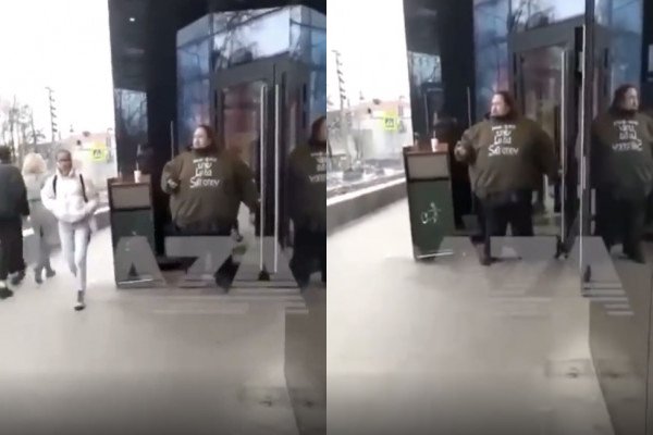Un Russe se menotte aux portes d’entrée d’un McDonald’s