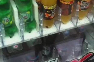 Jackpot avec un distributeur de boissons