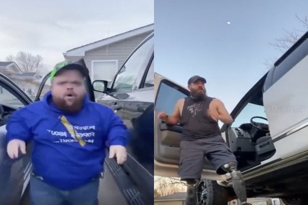 Quand un homme de petite taille cogne ta portière