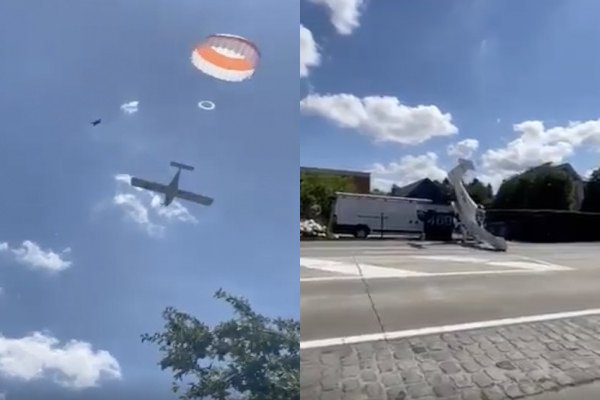 Un avion de tourisme s’écrase avec son parachute (Belgique)