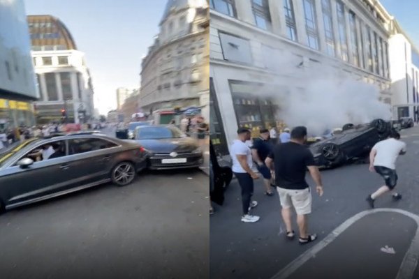 Régis fait un carnage avec son Audi (Londres)