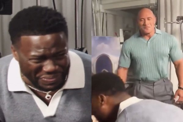 Tortilla challenge : Dwayne Johnson vs. Kevin Hart