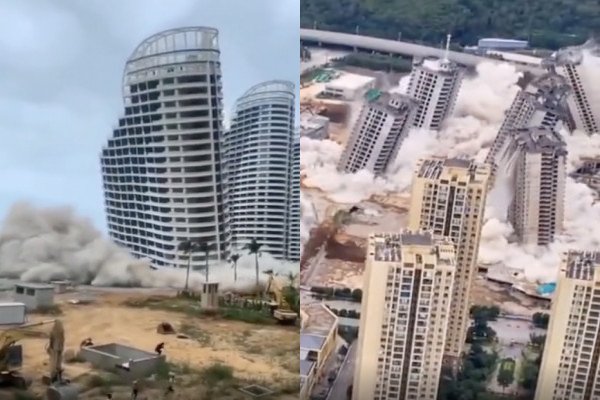 Destructions d'immeubles : level chinois