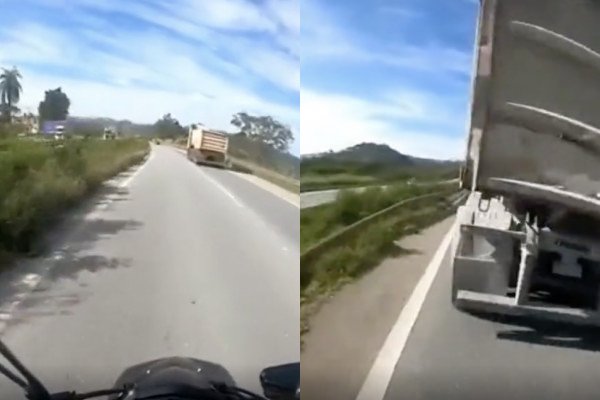Un motard roule à 230 km/h et percute un camion