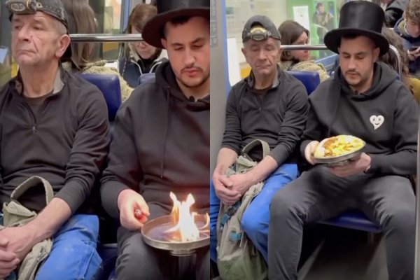 Cuisiner dans le métro