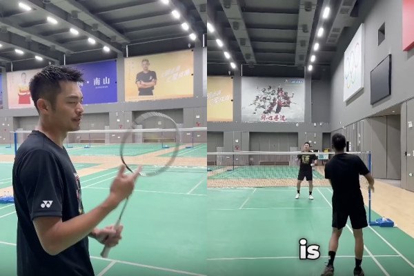 Joueur de badminton de classe mondiale