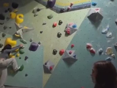 Une séance d'escalade explosive