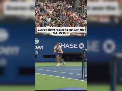 Zverev ne réalise pas avoir gagné l'US Open