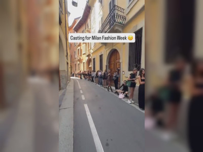 Casting pour la Fashion Week de Milan
