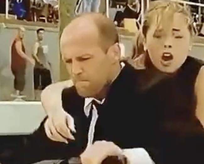 Jason Statham retourne sa passagère sans le vouloir